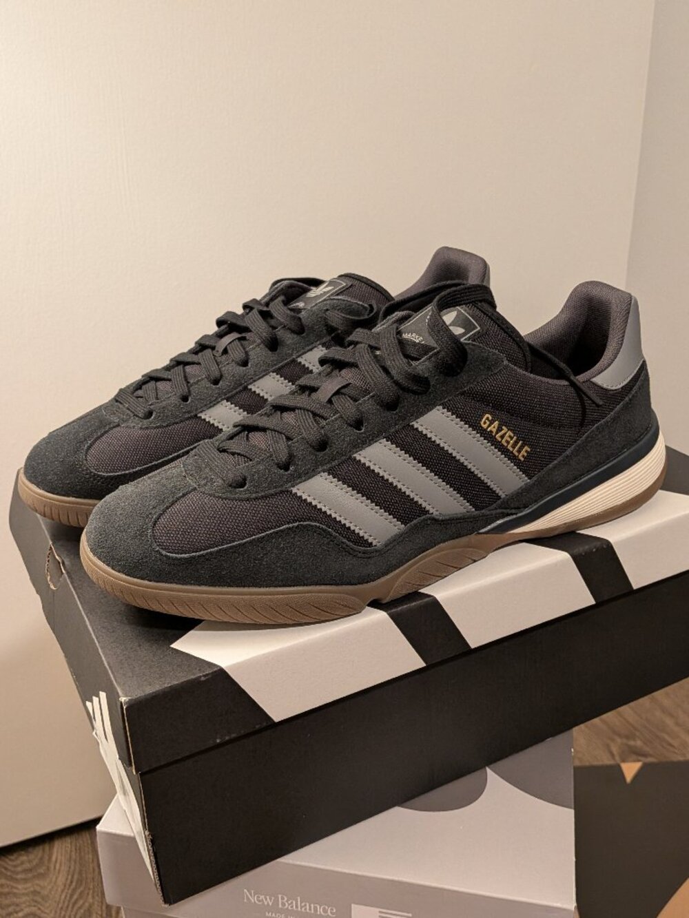 Adidas Gazelle Sala - Black/Gray - Men's 12 - NEW